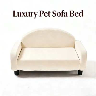 Luxury White Pet Sofa Bed